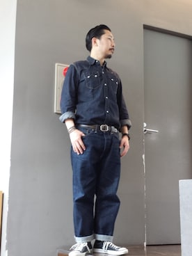 「アイテム（ブレスレット）」を使った、桑原 大輔さん（メンズ・168cm・40代）の春コーディネート