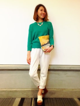 阿部 静香さん（レディース・157cm）の春コーディネート