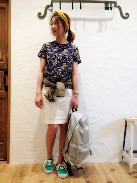 阿部 静香さん（レディース・157cm）の春コーディネート