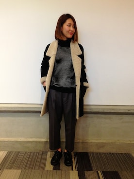 阿部 静香さん（レディース・157cm）の秋コーディネート