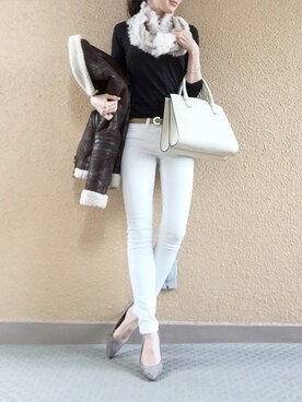 mikuさん（レディース・158cm）の冬コーディネート