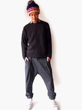 「ジョガーパンツ」｜BEATJIVEさん（メンズ・178cm）の春コーディネート