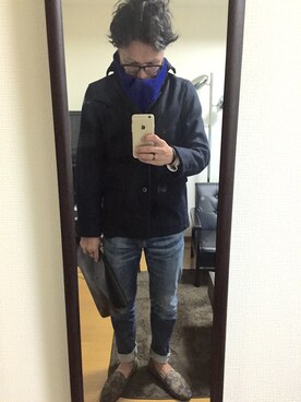 「アイテム（その他アウター）」を使った、王茶さん（メンズ・172cm・30代）の秋コーディネート