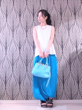 sayaka さん（レディース・160cm）の夏コーディネート