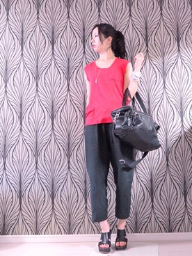 sayaka さん（レディース・160cm）の夏コーディネート