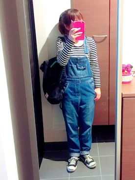 「CONVERSE（コンバース）のCONVERSE コンバース ジャック パーセル / JACK PURCEL（スニーカー）」を使った、asaminさん（レディース・152cm）の秋コーディネート