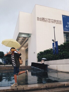 「無印良品（ムジルシリョウヒン）のアイテム（マウンテンパーカー）」を使った、川さん（メンズ・173cm）の秋コーディネート