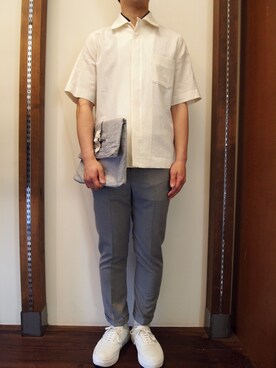 「NEONSIGN（ネオンサイン）のアイテム（トップス）」を使った、Plentystaffさん（メンズ・172cm）の春コーディネート