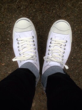 「CONVERSE（コンバース）のCONVERSE コンバース ジャック パーセル / JACK PURCEL（スニーカー）」を使った、Mitsukiさん（メンズ・177cm）の冬コーディネート