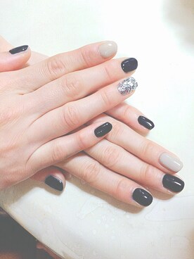 「self nailのアイテム（ハンドケア/ハンドクリーム、ブルー系）」を使った、ゆぱんさん（レディース）の冬コーディネート
