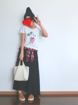 「Rails（レイルズ）のアイテム（シャツ/ブラウス）」を使った、Leeさん（レディース・160cm）の秋コーディネート