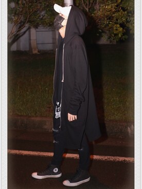 「CONVERSE（コンバース）のアイテム（その他）」を使った、王業誠さん（メンズ・169cm）の秋コーディネート