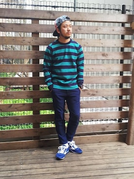 「C.E.L.STORE（セルストア）のアイテム（シューズ）」を使った、SAITOさん（メンズ・166cm）の春コーディネート