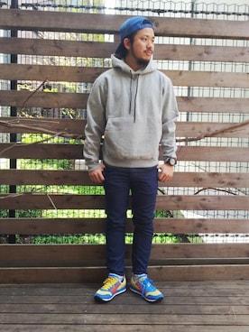 「C.E.L.STORE（セルストア）のアイテム（シューズ）」を使った、SAITOさん（メンズ・166cm）の春コーディネート