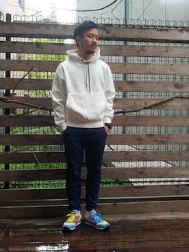 「C.E.L.STORE（セルストア）のアイテム（シューズ）」を使った、SAITOさん（メンズ・166cm）の春コーディネート