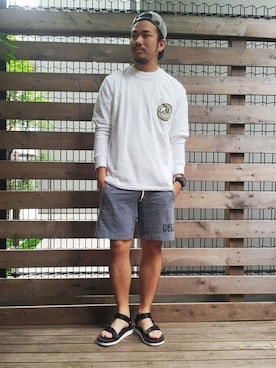 「C.E.L.STORE（セルストア）のアイテム（シューズ）」を使った、SAITOさん（メンズ・166cm）の春コーディネート