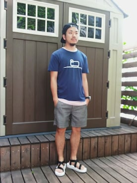「ALMOND×WOOL RICH」｜SAITOさん（メンズ・166cm）の春コーディネート