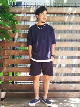 「C.E.L.STORE（セルストア）のアイテム」を使った、SAITOさん（メンズ・166cm）の夏コーディネート