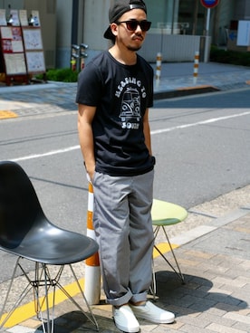 SAITOさん（メンズ・166cm）の夏コーディネート