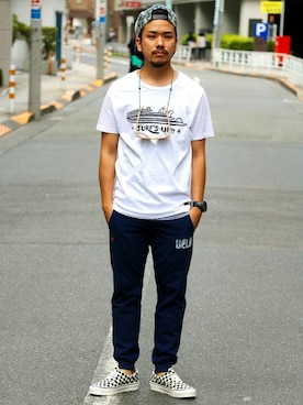 「C.E.L.STORE（セルストア）のアイテム」を使った、SAITOさん（メンズ・166cm）の夏コーディネート