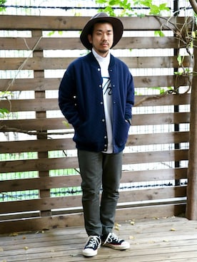 「C.E.L.STORE（セルストア）のアイテム」を使った、SAITOさん（メンズ・166cm）の秋コーディネート