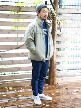 「C.E.L.STORE（セルストア）のアイテム」を使った、SAITOさん（メンズ・166cm）の秋コーディネート