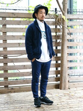 「C.E.L.STORE（セルストア）のアイテム（シューズ）」を使った、SAITOさん（メンズ・166cm）の秋コーディネート