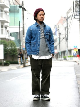 「C.E.L.STORE（セルストア）のアイテム」を使った、SAITOさん（メンズ・166cm）の秋コーディネート