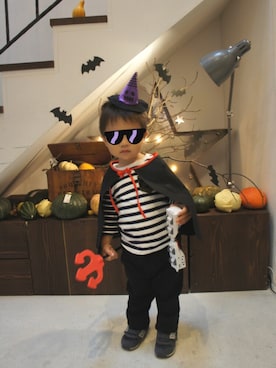 morrisさん(キッズ・90cm)の秋コーディネート