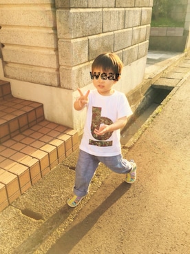 TK☺︎さん（キッズ・100cm）の秋コーディネート