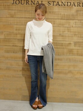 「フード」｜masu*さん（レディース・160cm）の冬コーディネート