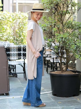 masu*さん（レディース・160cm）の夏コーディネート