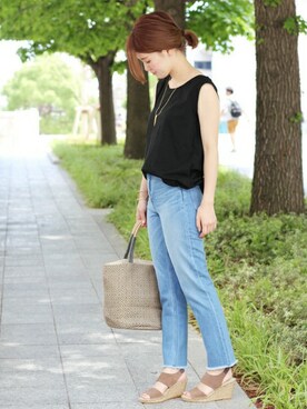 masu*さん（レディース・160cm）の夏コーディネート