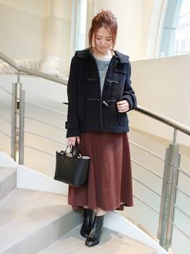 「LONDON TRADITION（ロンドントラディション）のアイテム」を使った、masu*さん（レディース・160cm）の秋コーディネート