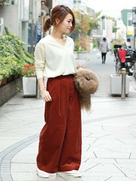 masu*さん(レディース・160cm)の秋コーディネート