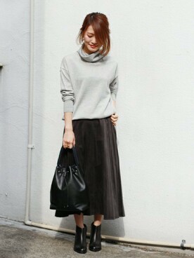 「オフタートル」｜masu*さん（レディース・160cm）の秋コーディネート