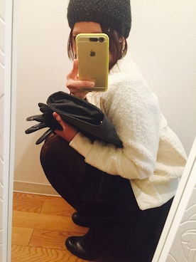 「アイテム（ブーティ）」を使った、aya_miuさん（レディース・156cm・30代）の冬コーディネート