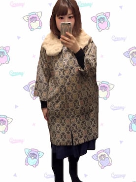 「Factor=（ファクターイコール）のアイテム（スカート）」を使った、クリィミーららさん（レディース・157cm）の秋コーディネート