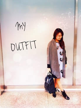 「くつした」｜「アイテム（ブルゾン）」を使った、maroHaruさん（レディース・158cm）の秋コーディネート
