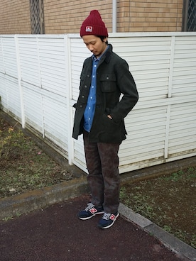 「US RAGS（ユーエスラグス）のアイテム（ジャケット/アウター）」を使った、しょうたろうさん（メンズ・164cm）の冬コーディネート