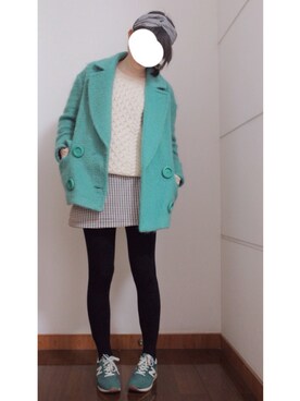 「DAZZLE（ダズル）のアイテム（ジャケット/アウター）」を使った、lllentyさん（レディース・172cm）の冬コーディネート