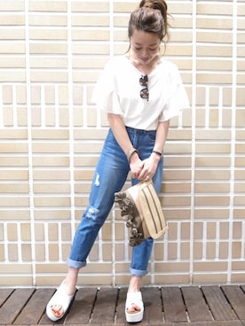 Kana Yoshidaさん（レディース・158cm）の夏コーディネート