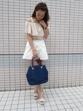 Kana Yoshidaさん(レディース・158cm)の夏コーディネート