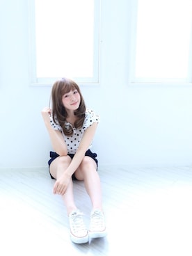 「コンバンース」｜Kana Yoshidaさん（レディース・158cm）の夏コーディネート