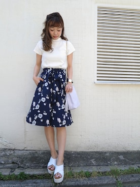 Kana Yoshidaさん(レディース・158cm)の夏コーディネート