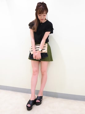 Kana Yoshidaさん（レディース・158cm）の夏コーディネート