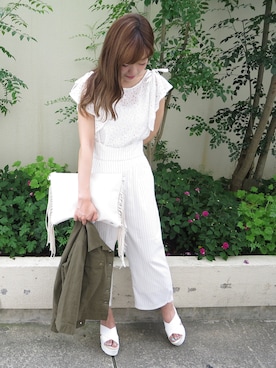 Kana Yoshidaさん（レディース・158cm）の夏コーディネート