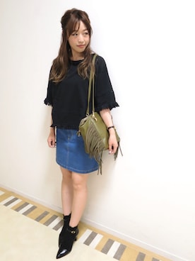 Kana Yoshidaさん(レディース・158cm)の夏コーディネート