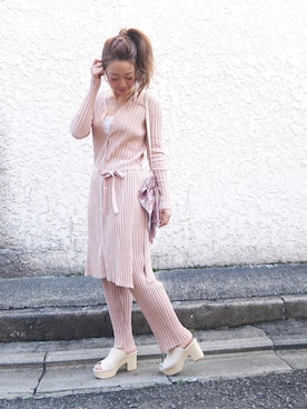 Kana Yoshidaさん（レディース・158cm）の冬コーディネート