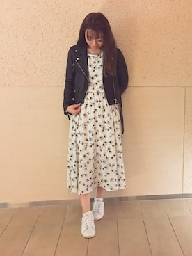 Kana Yoshidaさん（レディース・158cm）の春コーディネート